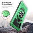 thumbnail image 5 of 6goodeals Series for AT&T Maestro 3 (U626AA) with Tempered Glass Screen Protector, Full-Body Protective [Military-Grade] Magnetic Car Mount Ring Holder Heavy-Duty - Green, 5 of 7