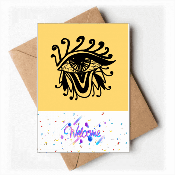 Motif Yeux Mystérieux Accueil Retour Cartes de Voeux Enveloppes Vierges