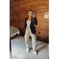 thumbnail image 2 of Womens Double Breasted Tweed Blazers Casual Long Sleeve Open Front Blazer Jackets Work Suits, 2 of 6