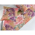 thumbnail image 2 of Floral Bed Runner Set, Exotic Roses and Orchid Flowers Spring Romance in Watercolor Style, Decorative Bedding Scarf & 2 Pillow Shams for Hotels Homes, Queen, Dark Peach Coral and Plum, by Ambesonne, 2 of 3