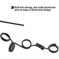 thumbnail image 2 of 9 Gauge Aluminum Wire, 50 feet Bendable Metal Craft Wire, for Jewelry Making, Sculpting, Wrapping (Black), 2 of 6