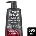 thumbnail image 1 of Dove Men+Care Exfoliating Deep Clean Body and Face Wash, 1 of 8