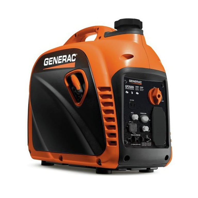 Orange Generac 7681 GP6500 Portable Generator Black 