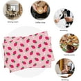 thumbnail image 6 of Strawberry Placemats Set of 6, Strawberry Place Mats Table Mats for Kitchen Dining Table Kitchen Decor Linen 12x18 Inch, 6 of 6