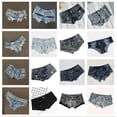 thumbnail image 5 of Pantalones cortos para mujer Sexy Hole Remache Cintura baja Tanga Denim Ultra Mini Short Mujer Bikini Jeans Feminino Nightclub, 5 of 5