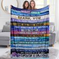thumbnail image 6 of Gifts for Mom to My Mom Blanket Mom Gifts from Daughter or Son Birthday Gifts for Mom for Christama Day Gift for Women Best Gifts Soft Throw Blanket 50"x60", 6 of 6