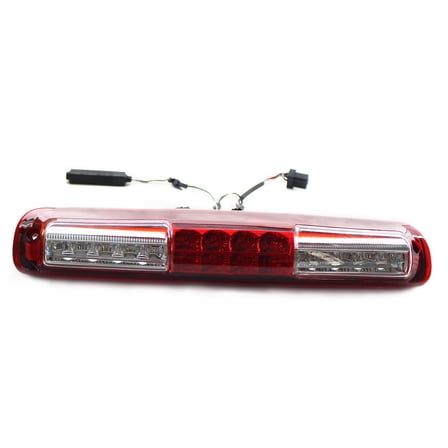 WOLFWO Fits 1999-07 Chevy Silverado GMC Sierra High Mount 3rd Brake Light Red 16525205