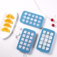 thumbnail image 2 of ziyahi 15 Cubes DIY Ice Cube Mould Non-stick Silicone Ice Maker Pudding Mould with Lid Square Gray, 2 of 8