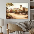thumbnail image 2 of Designart Large Wild West Arizona Town III Canvas Wall Art, 2 of 5