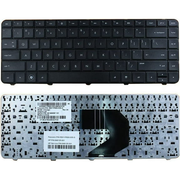 New Replacement for HP Pavilion G4 G6 G4-1000 Series 640892-001 633183-001 Keyboard Black US