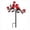 E002- Style B, variant on Yard Art Outdoor and Garden, Outdoor Yard Decorations, Garden Sculptures and Decor, Garden Decor for Outside, 14X8 Inch Flat Cardinal Red Bird Metal Ground Stake for Outdoor,