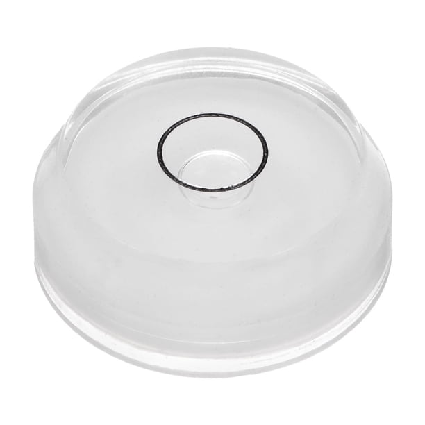Niveles de burbuja redondos Uxcell 30x11mm Mini Niveles de espíritu circulares para trípode de cámara telescópica, blanco
