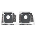 thumbnail image 1 of 2 unidades de 2.º SSD HDD Caddy para unidad óptica, adaptador de DVD, carcasa de 9,5 mm con interruptor de protección de 3 vías, 1 of 12