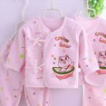 thumbnail image 5 of NOLDARES Preemie Newborn Baby Boy Girl Clothes Infant Clothing Romper Pant Outfits Set Layette Essentials 7 Pieces Set(A072-Light Pink), 5 of 6