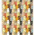 thumbnail image 2 of Ambesonne Cats Duvet Cover Sets, Funny Colored Cartoon, 2-King, Multicolor, 2 of 6