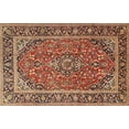 thumbnail image 1 of Ahgly Company Machine Washable Indoor Rectangle Traditional Saffron Red Area Rugs, 4' x 6', 1 of 7