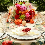 Premium Hard Plastic Round White Plates – 50 x 6” -Washable & Reusable - Party Supplies For Birthdays, Celebrations, Buffets, Fiestas, Catering & More