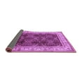 thumbnail image 2 of Ahgly Company Indoor Square Oriental Purple Traditional Area Rugs, 4' Square, 2 of 4