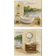thumbnail image 1 of Great Art Now Spa by the Lake by Silvia Vassileva 2 Piece Canvas Art Set Each 14W x 14H, 1 of 3