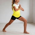 thumbnail image 6 of hengsof Athletic Shirts for Girls Short Sleeve Active T Shirts Sports Crewneck Dry Fit Tops Kids Teens Gym Workout Summer Tee, 6 of 8