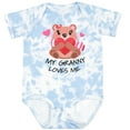 thumbnail image 3 of Inktastic My Granny Loves Me Bear and Hearts Boys or Girls Baby Bodysuit, 3 of 5