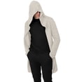 thumbnail image 3 of H2H Men's Casual Regular Fit Cardigan Shawl Collar Long Line with No Button IVORY US M/ASIA L (CMOCAL058), 3 of 6