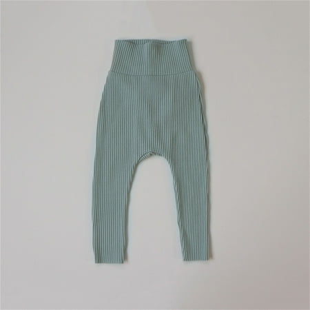 

NECHOLOGY Baby Girls Boys Solid Ribbed Cotton Summer Autumn Long Pants Clothes Girls Track Pants Pants Sky Blue 12-18 Months