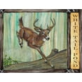 thumbnail image 2 of Knold, Donna 24x20 Black Ornate Wood Framed with Double Matting Museum Art Print Titled - Lodge Deer, 2 of 4