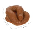 thumbnail image 2 of FESTFENDS 10Pack Gag Poop Brown Toy for Realistic Fake Poop Pranks at Family Gatherings and April Fools Events, 2 of 7