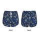 thumbnail image 3 of Balery Dark Blue Christmas Pantalones cortos deportivos para mujer con forro y dos bolsillos, elásticos, para entrenamiento, gimnasio, yoga-X-Large, 3 of 7