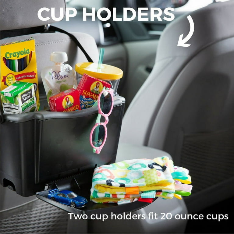 I printed a tray/cup holder for sons car seat to try and keep his snacks in  one place. : r/3Dprinting