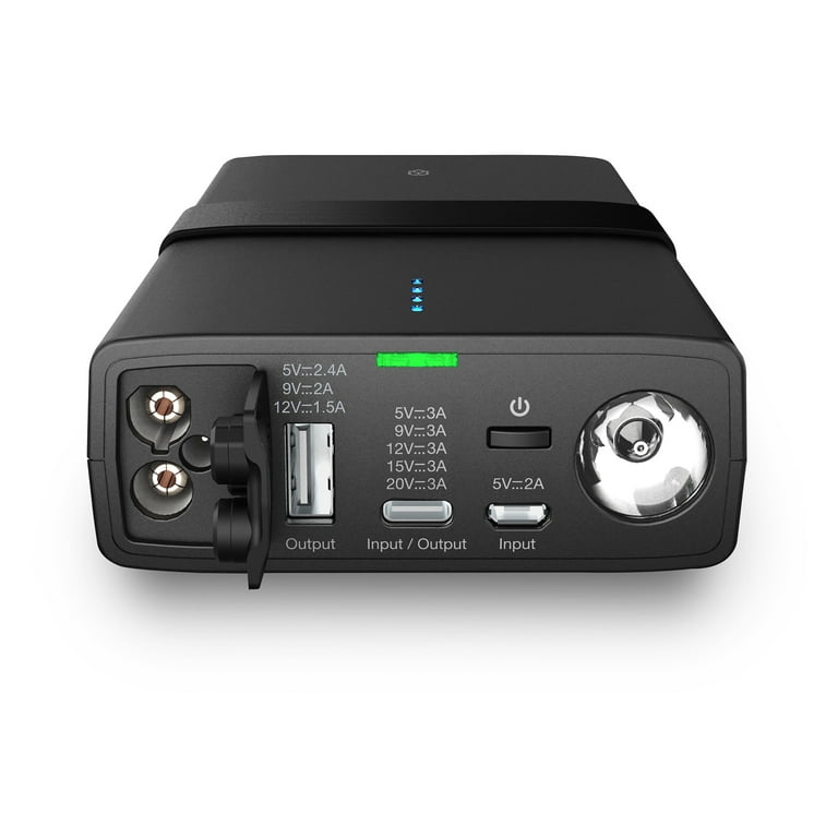 YADA Power Bank Pro, 60W USB-C, Car Battery Jump Starter, 10W Wireless  Charger, 18W USB-A, 10000mAH.