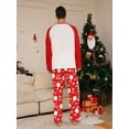 thumbnail image 3 of Family Christmas Pajamas, Syphoria 1PC Mens Christmas Pajama Set Long Sleeve Top and Pant Matching Family Christmas Pajamas Set, 3 of 5