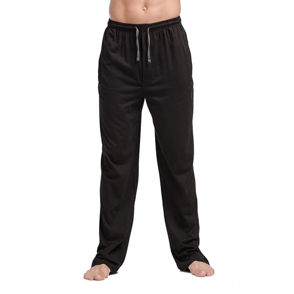 CYZ Men's 100% Cotton Jersey Knit Pajama Pants/Lounge Pants With Drawstring