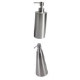 thumbnail image 1 of Dispensador de loción de jabón de material acero inoxidable 2 uds, soporte para botellas de espuma de corporal de champú para 550ml 800ml, 1 of 9