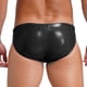 thumbnail image 4 of Traje de baño para hombre, bolsa de contorno metálico, Bikini, ropa interior, traje de baño brillante, calzoncillos con cordón, cintura elástica, calzoncillos de culturismo, 4 of 5