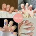 thumbnail image 3 of Press on Nails Uñas postizas europeas Press on Nails Sello UV Brillante Cobertura total Uñas postizas artificiales Uñas para mujeres, 3 of 5