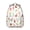 White-7, variant on Rustic Vintage Floral Students Backpack Wear-Resistant Outdoor Backpack with Colorful Tropical Flower and Leaves Design, Perfect for School, Camping, and Weekend Getaways