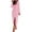 Pink, variant on cfhntfmh Fall Dresses for Women Long Sleeve Striped Midi Dress Casual Scoop Neck Buttons down Shirts Bodycon Dresses