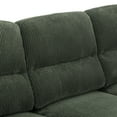 thumbnail image 5 of Living Room Sofas, Vintage Three‑Seat Sofa, Antique Green Comfortable Sofas,Corduroy Modern Sofas, Furniture, Primary Living Space, Sofas Vintage Three‑Seat Sofa, 5 of 6