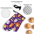 thumbnail image 5 of XMXT Waterproof Oven Mitts and Pot Holders Sets, Halloween Candy Skeleton Cartoon Print Sets Kitchen Cooking Heat Resistant, 4 Pcs, 5 of 8