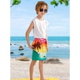thumbnail image 4 of Usaibhir Boys Swim Trunk with Compression Boxer Brief Double Layer Beach Surf Board Shorts Kids Quick Dry Anti Chafe Swimwear 5-16T, 4 of 8