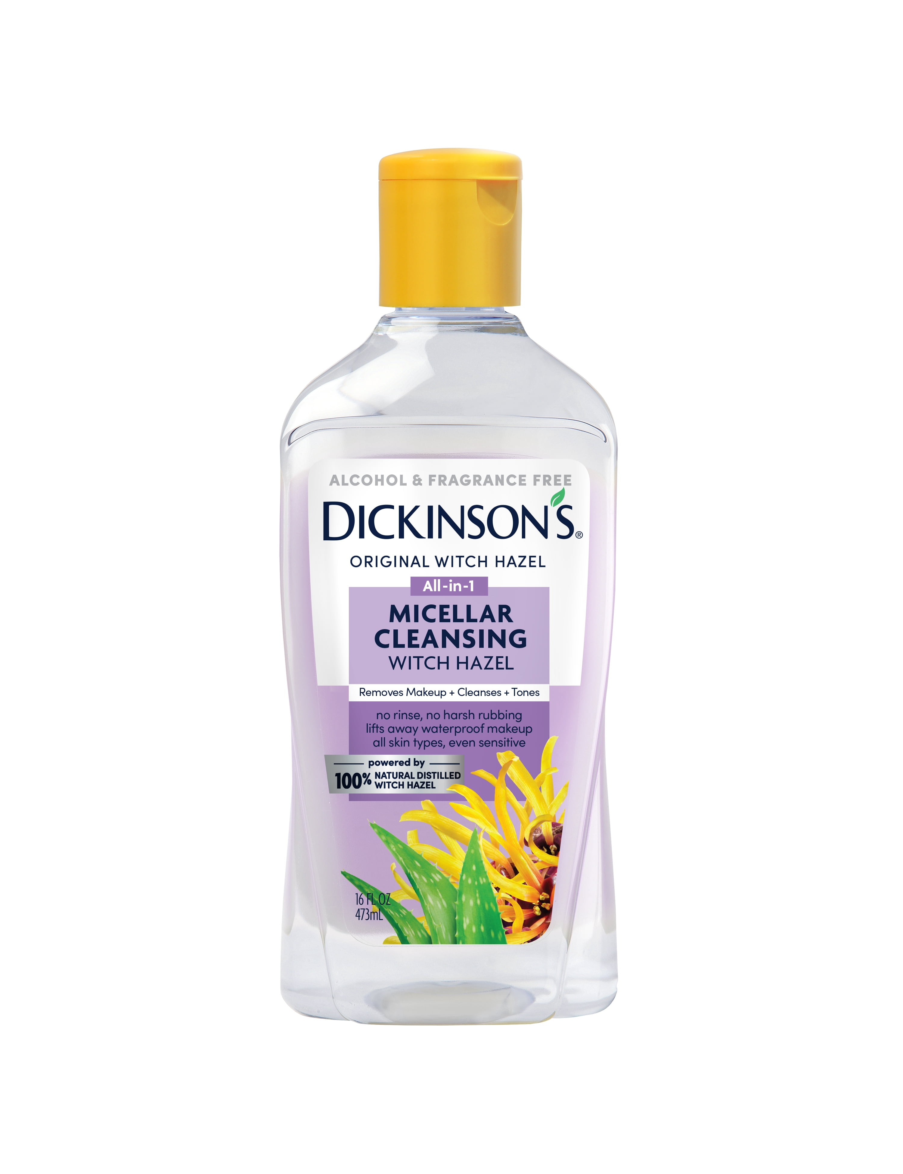 (3 pack) Dickinson's Micellar Cleansing Witch Hazel, 16 fl oz
