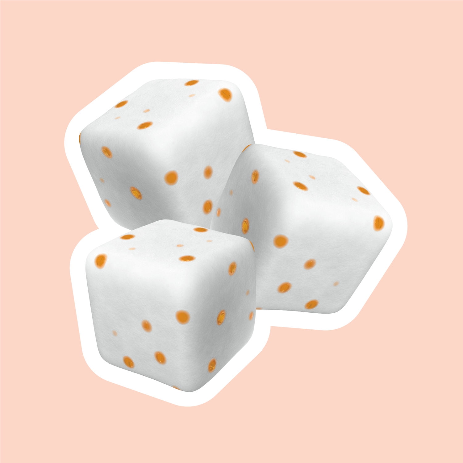 ICE BREAKERS Ice Cubes Orange Cream Pop Sugar Free Chewing Gum Bottle, 3.24 oz