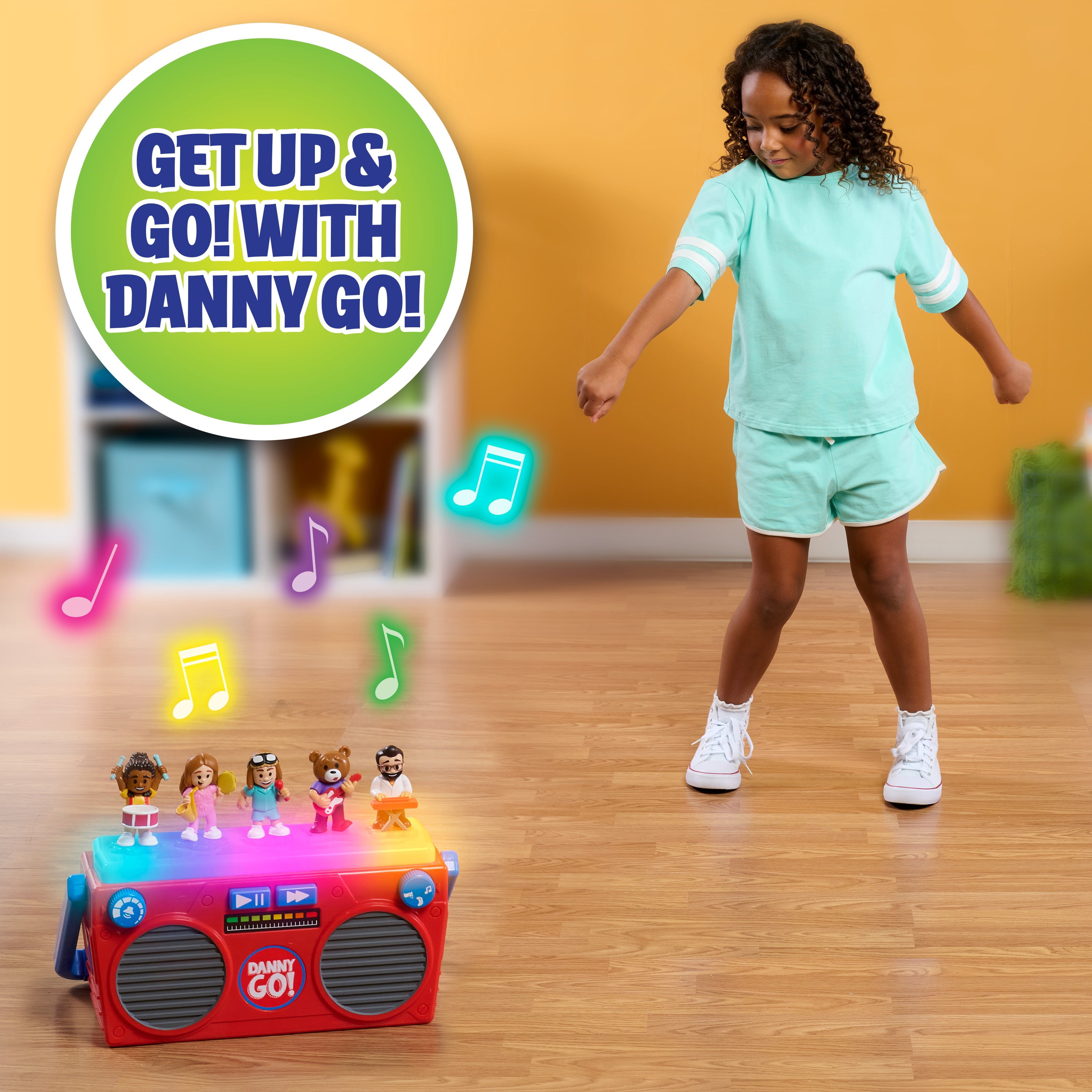 Danny Go! Music Mix-Up Boombox - Interactive Sound Toy for Preschool and Elementary School Kids Inspired by Danny Go! Show