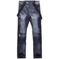 thumbnail image 3 of Pantalones de esquí de vaquero de invierno Pantalones de esquí dobles de snowboard para hombre Pantalones de esquí gruesos y cálidos, 3 of 4