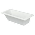 thumbnail image 7 of Duravit 700095000000092 60 x 30 in. Soaker Drop-In Bathtub with Reversible Drain, White, 7 of 7