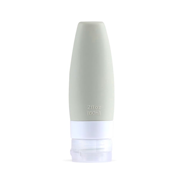 Botella dispensadora de viaje Lavado de cara Pasta de dientes Maquillaje Tubo exprimidor vacío Mini contenedor a prueba de fugas Suministros para el cuidado personal Verde 60ML Inevent HA059159-01