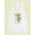 thumbnail image 3 of Floral Diary I Racerback Tank Women -Vanna Lam Designs, Female Small, 3 of 4