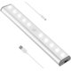 thumbnail image 1 of Portable Small LED Under Cabinet Light with 10 LED Motion Sensor, Rechargeable Magnetic Strip for Wardrobe, Cabinet, 1 of 5